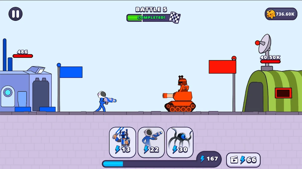 Screenshot Stickman Fight: War of the Age 4