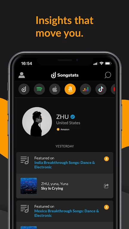 Songstats: Music Analytics 스크린샷 2