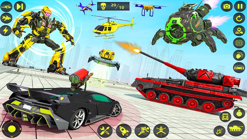 Army Tank Robot Car Games: ekran görüntüsü 4