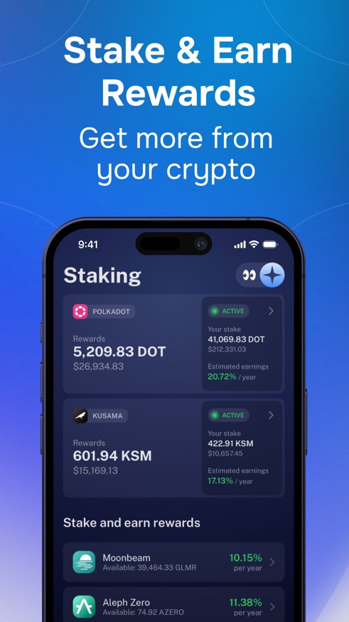 Screenshot Nova Polkadot Wallet 2