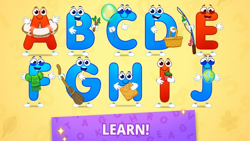 ABC kids! Alphabet, letters ဖန်သားပြင်ဓာတ်ပုံ 3