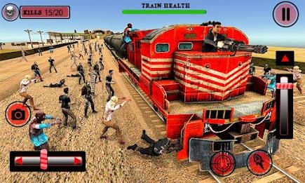 US Army Train Zombie Shooting Screenshot 4