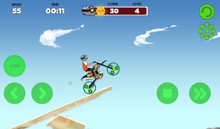 Enduro extreme motocross stunt screenshot 2