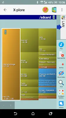 X-plore File Manager スクリーンショット 2