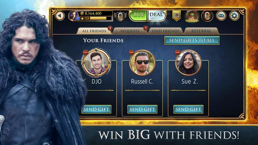 Game of Thrones Slots Casino ဖန်သားပြင်ဓာတ်ပုံ 4