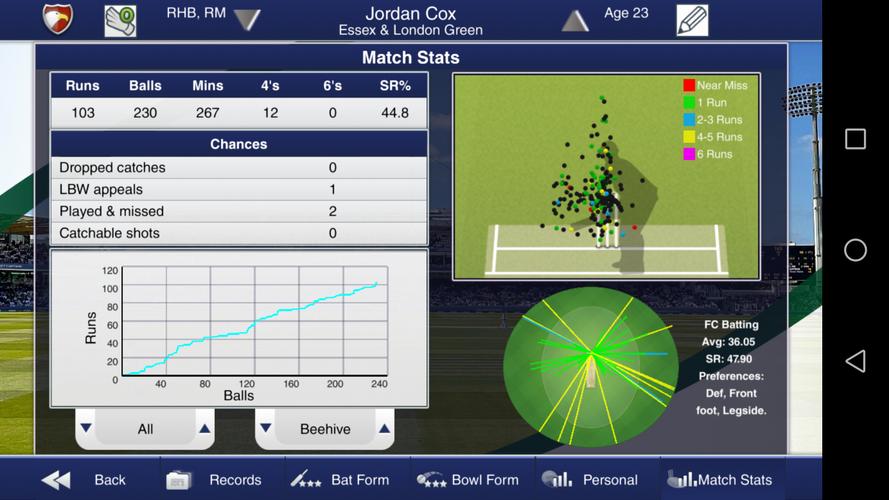 Cricket Captain 2024 captura de pantalla 