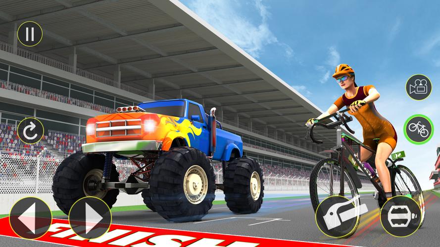BMX Bicycle Stunts: Cycle Game captura de pantalla 
