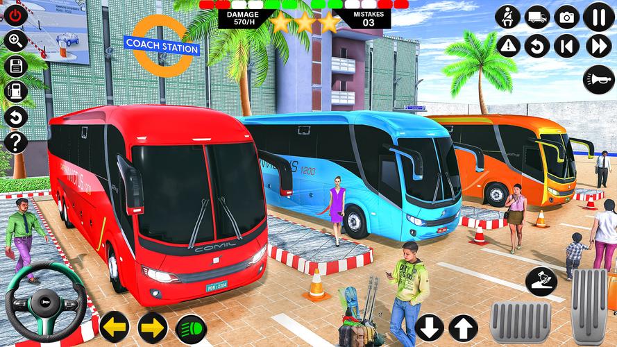 Passenger Bus Driving Games 3D Screenshot 2