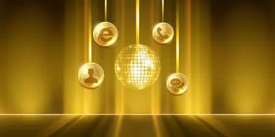 Golden Disco Vintage Theme应用截图第1张