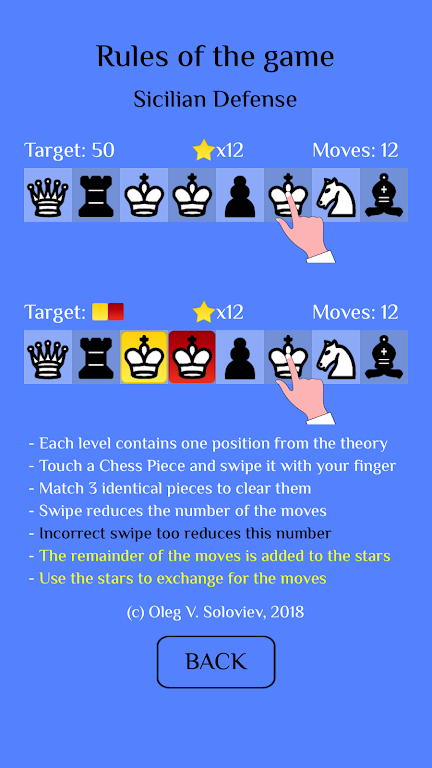Chess Match-3: Sicilian ဖန်သားပြင်ဓာတ်ပုံ 3