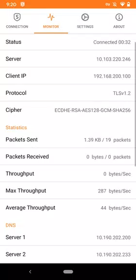 SonicWall Mobile Connect ဖန်သားပြင်ဓာတ်ပုံ 3