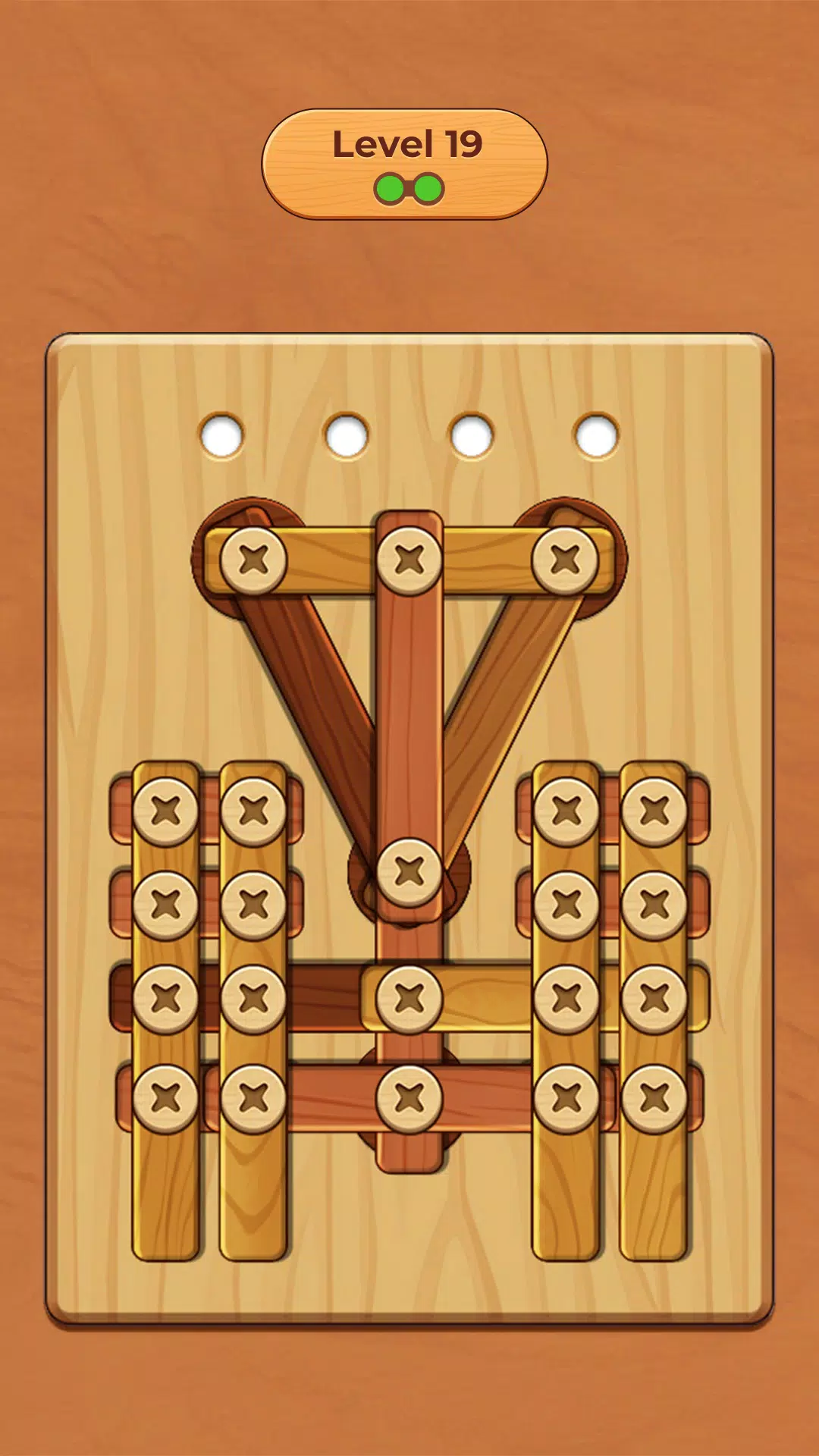 Wood Screw Puzzle captura de pantalla 