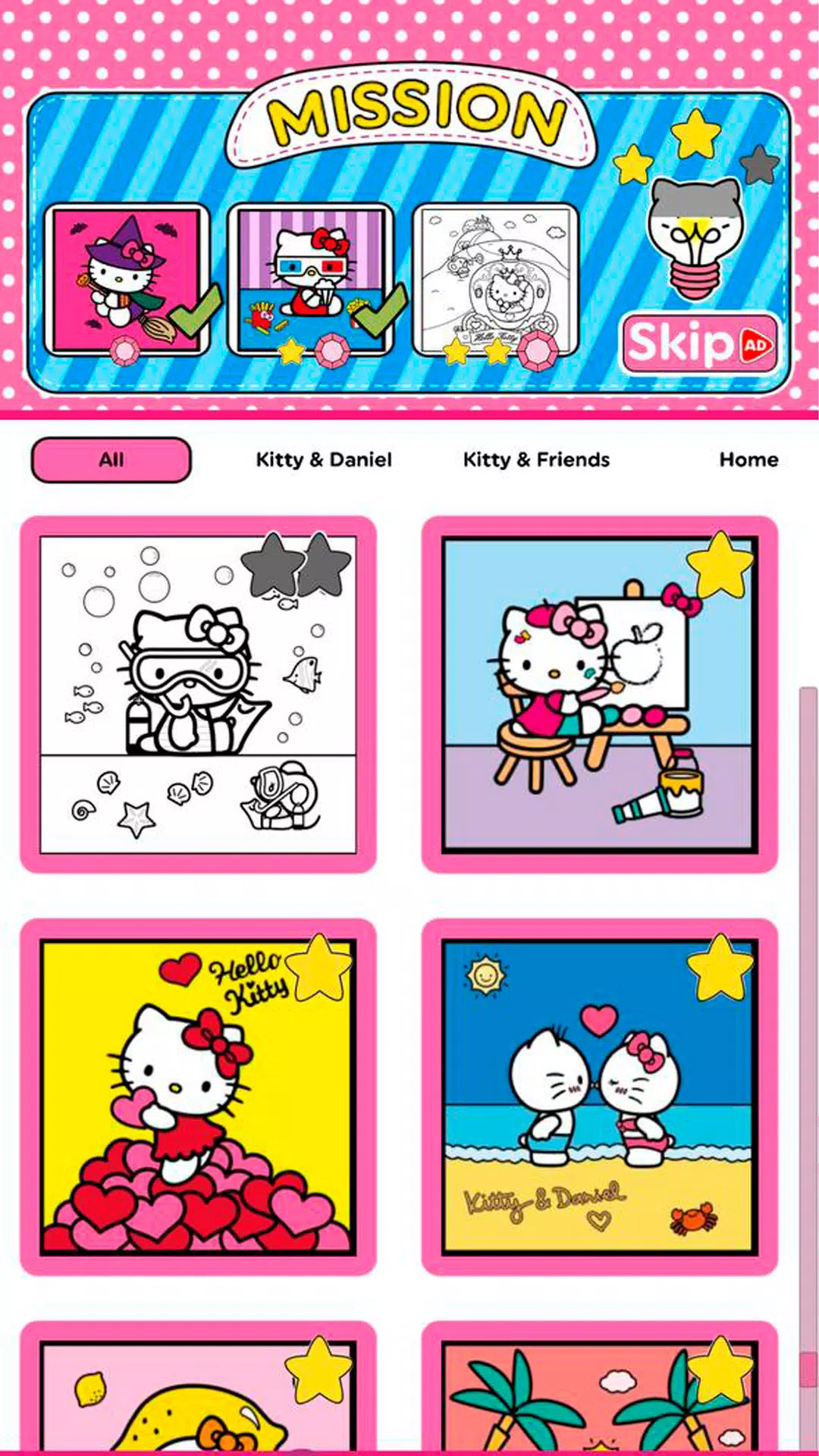 Hello Kitty: Coloring Book zrzut ekranu 2