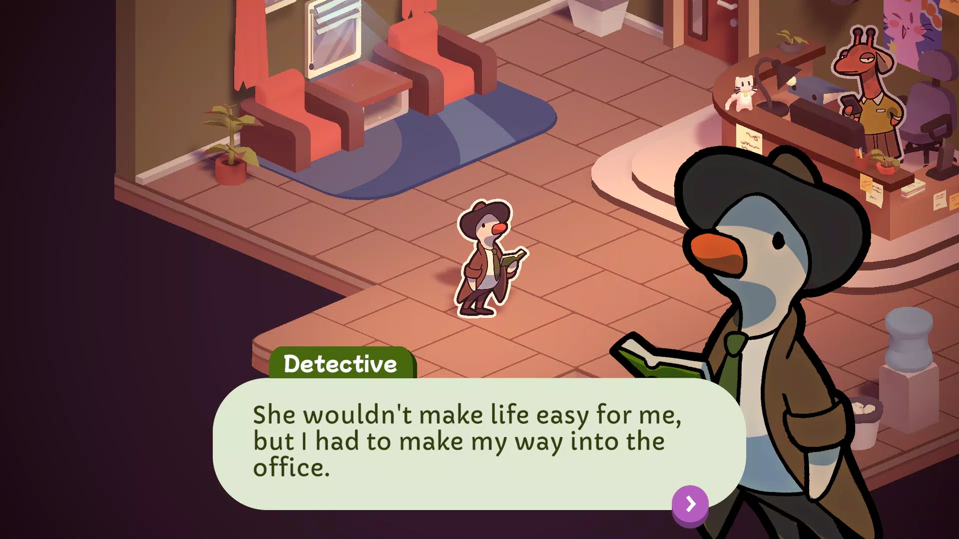 Duck Detective: Secret Salami screenshot 1