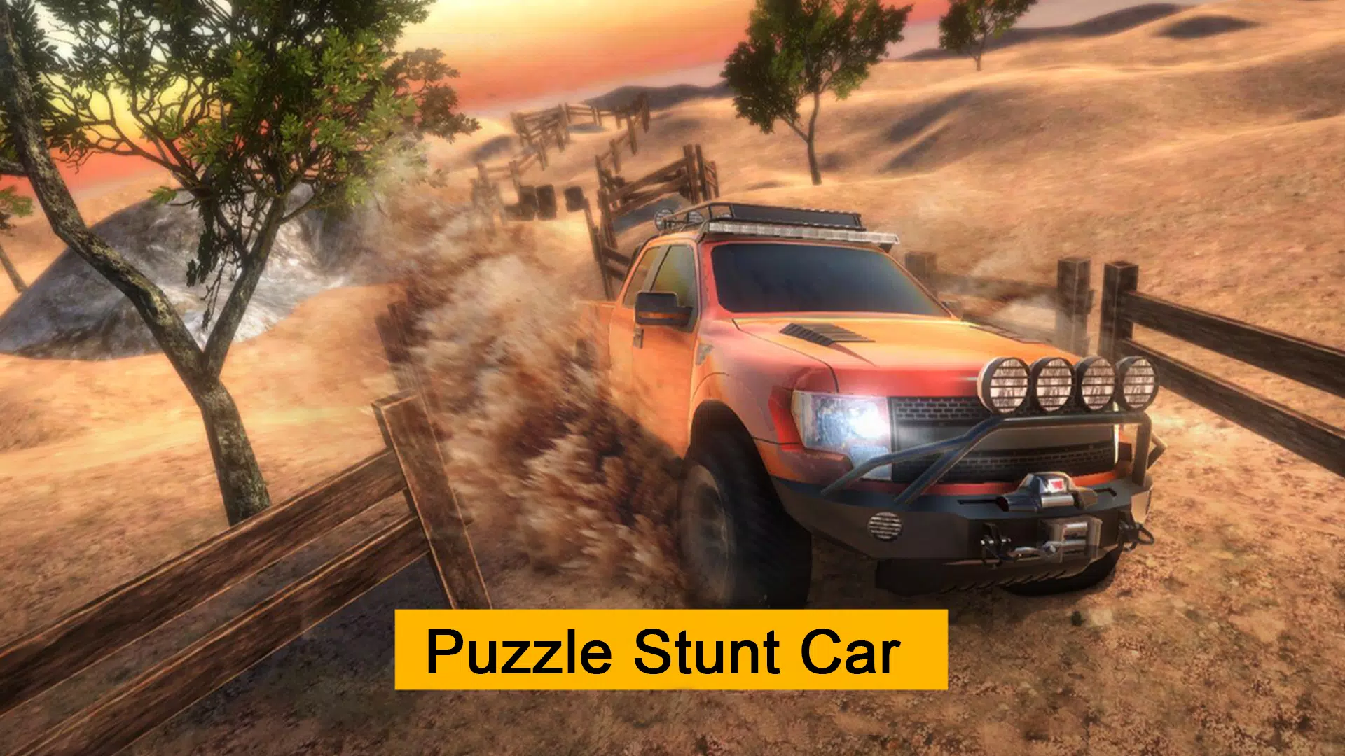 Puzzle Stunt Car स्क्रीनशॉट 1