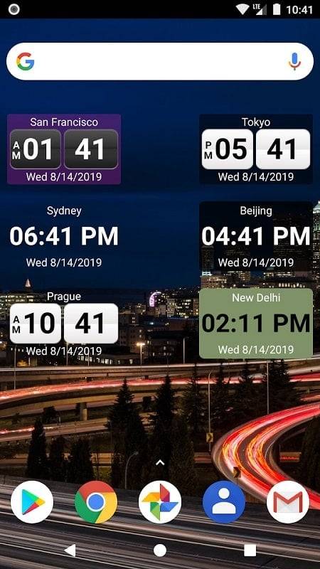 World Clock Widget 2023 Pro zrzut ekranu 2