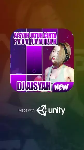 Piano Tiles DJ Aisyah Jamilah स्क्रीनशॉट 1