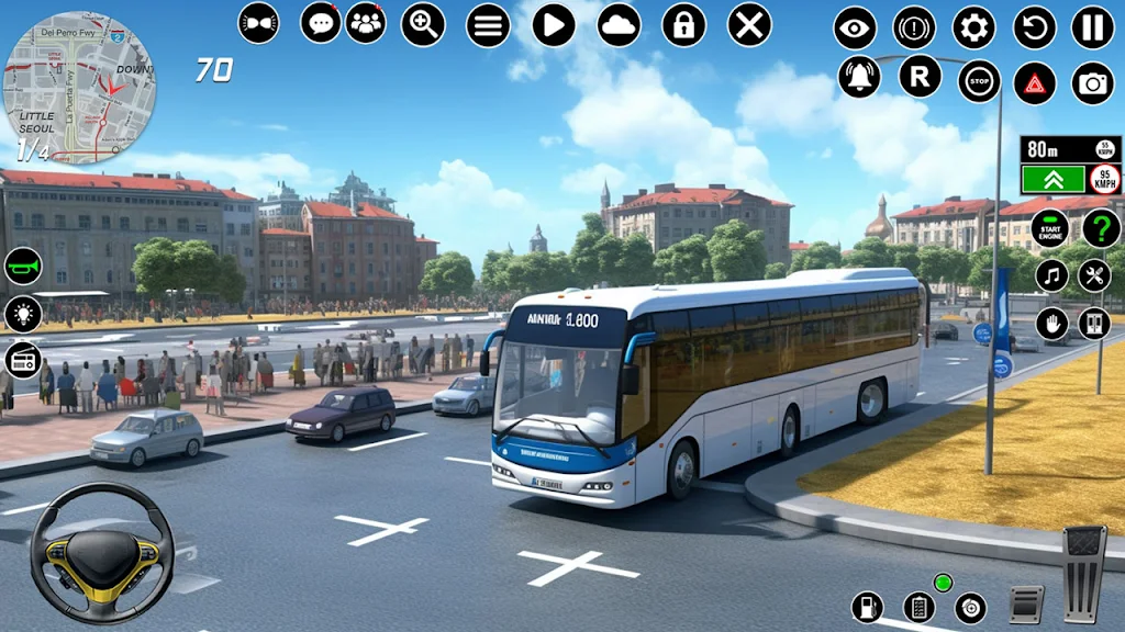 Indian Bus Driver: Bus Game ảnh chụp màn hình 4