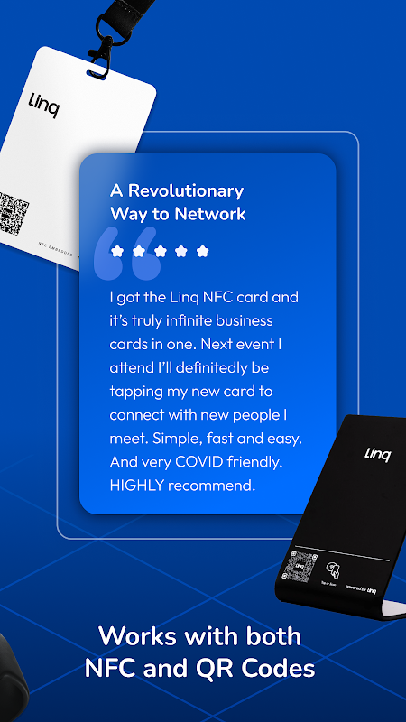 Linq - Digital Business Card ဖန်သားပြင်ဓာတ်ပုံ 1