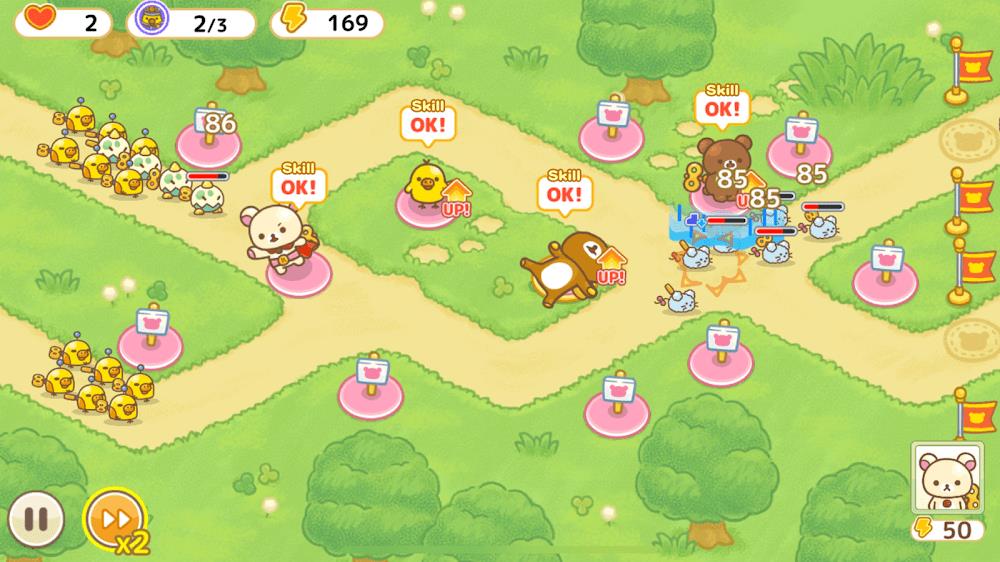 Korilakkuma Tower Defense Скриншот 4