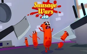 Sausage Wars.io экрана 4