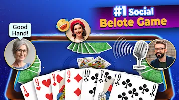 VIP Belote - Belote Online ဖန်သားပြင်ဓာတ်ပုံ 2