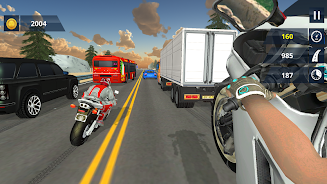 Endless Moto Traffic Racer 3D ekran görüntüsü 4