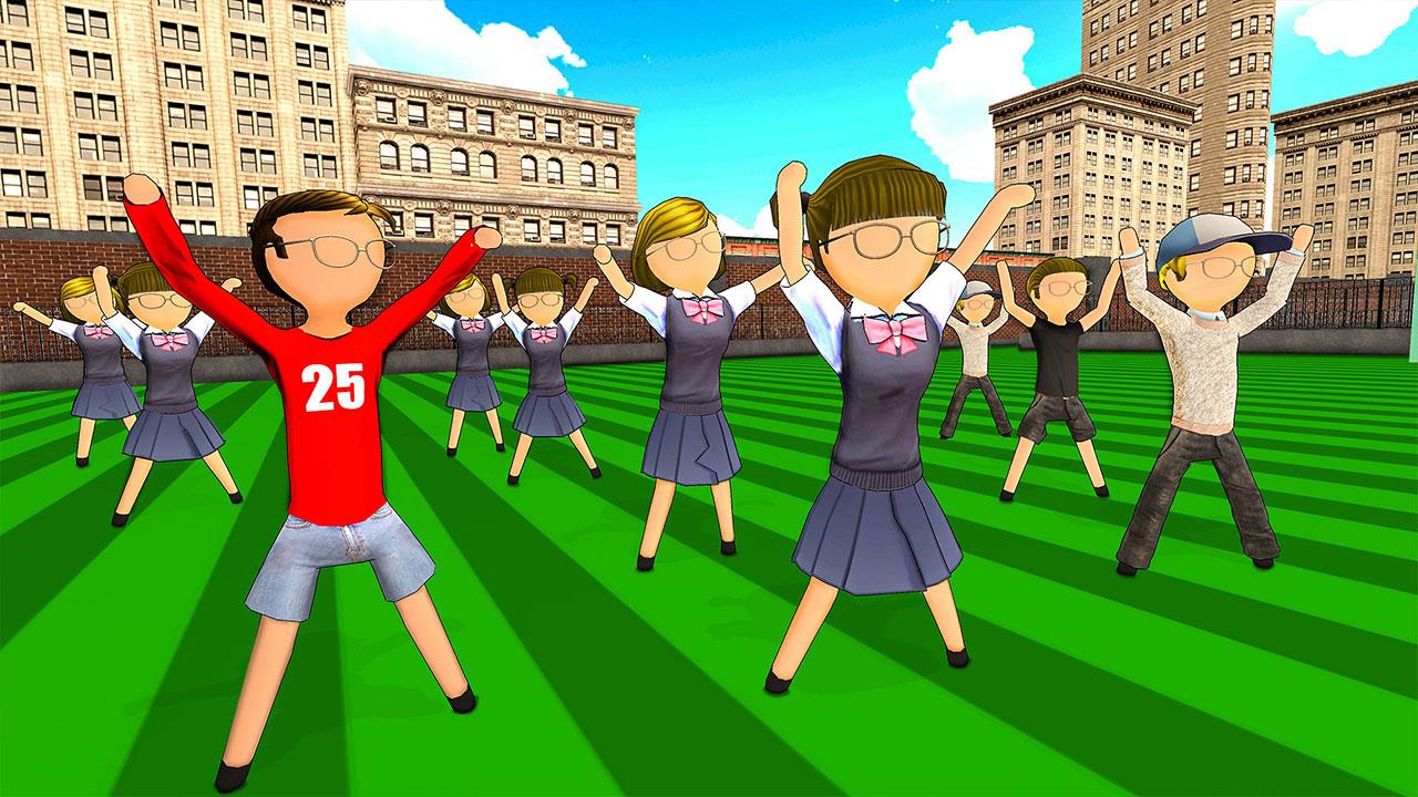 Stickman High School Girl Game screenshot 3