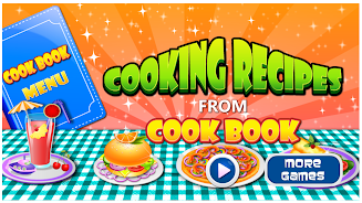 Cook Book Recipes Cooking game captura de pantalla 