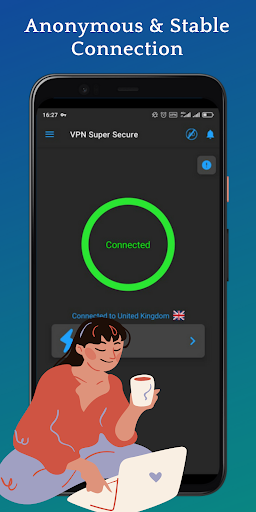 VPN Super - Secure VPN Proxy captura de pantalla 