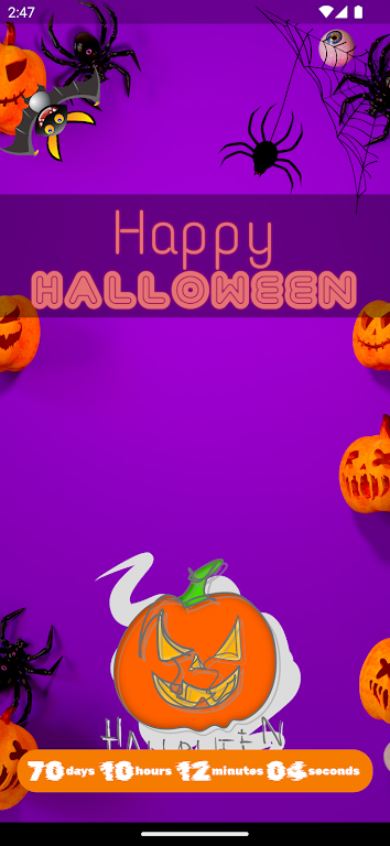 Screenshot How long until Halloween? 2