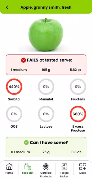 FODMAP Friendly ekran görüntüsü 2