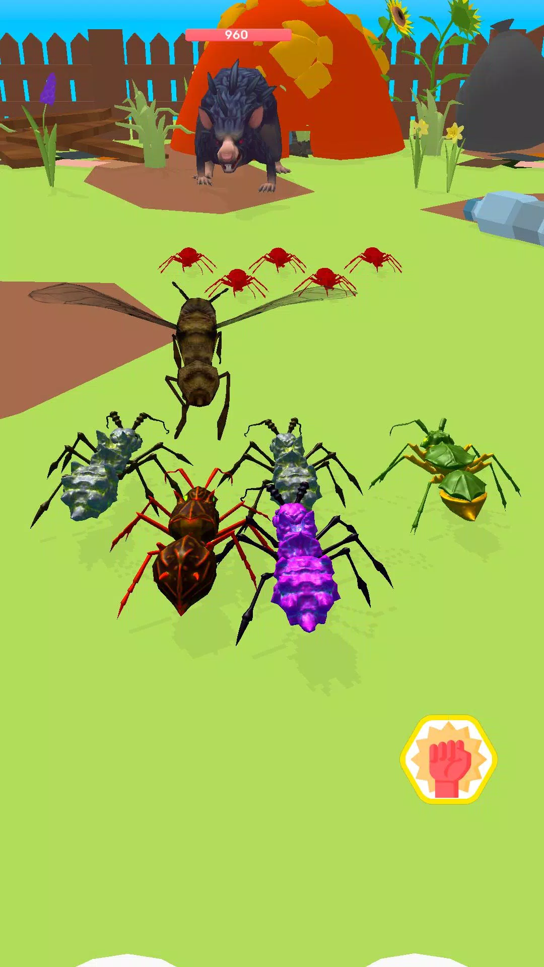 Screenshot Bug Survivor: Ants Clash 3