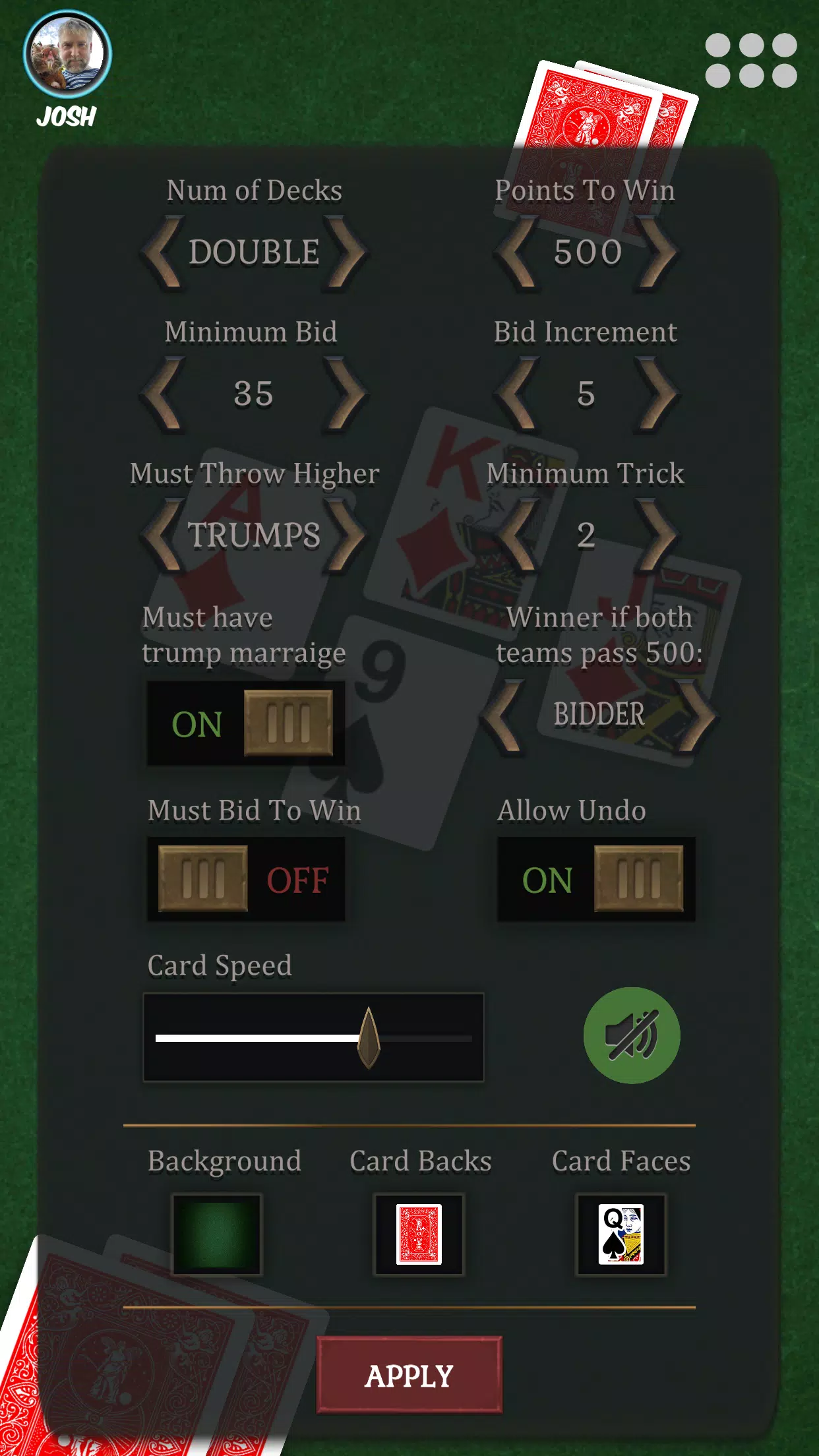 Pinochle Online应用截图第4张