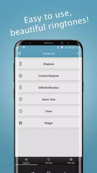 Meowing Cat Sounds Ringtones ảnh chụp màn hình 2
