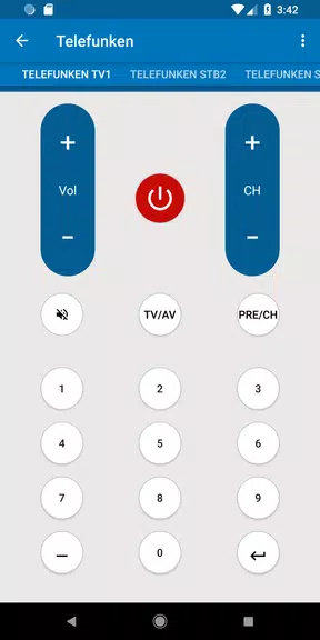 Telefunken TV Remote ဖန်သားပြင်ဓာတ်ပုံ 4