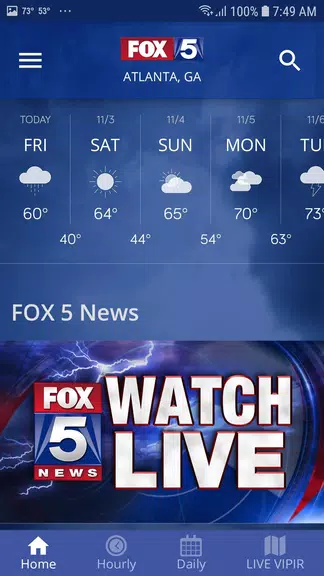 FOX 5 Storm Team Weather Radar screenshot 2