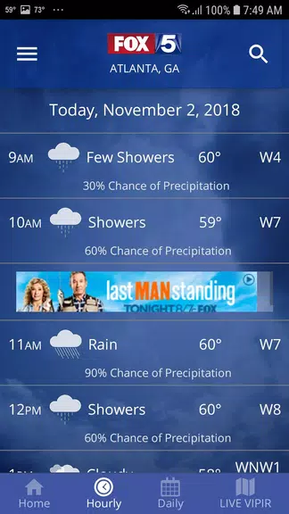 FOX 5 Storm Team Weather Radar ảnh chụp màn hình 4