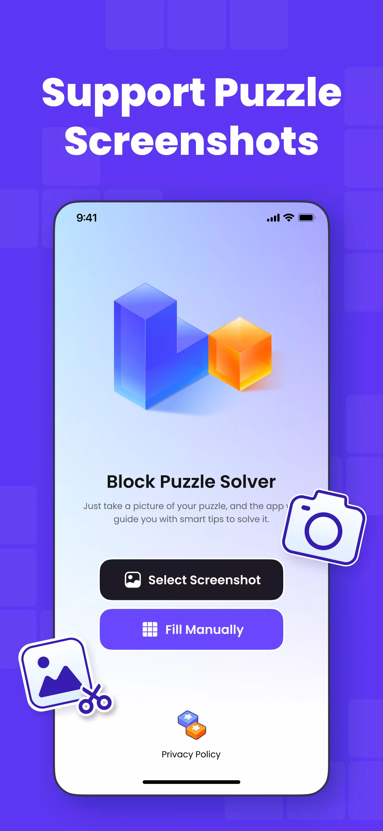 Block Puzzle Solver captura de pantalla 