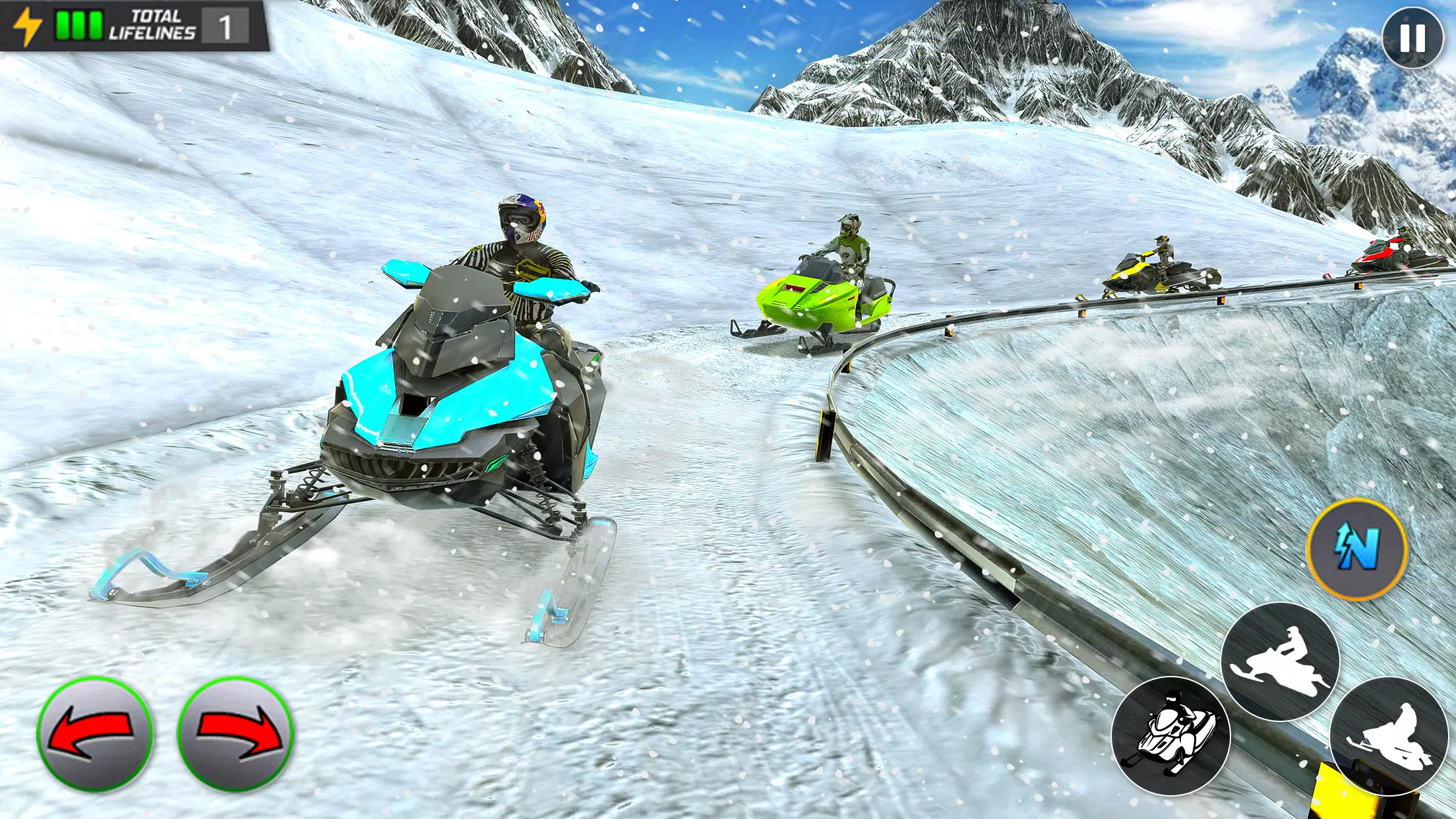 Crazy Skills Snowcross Games экрана 3