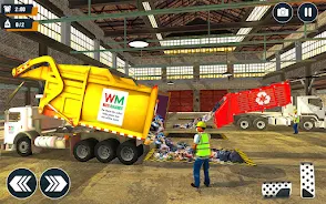 Real Garbage Truck Simulator Captura de tela 4