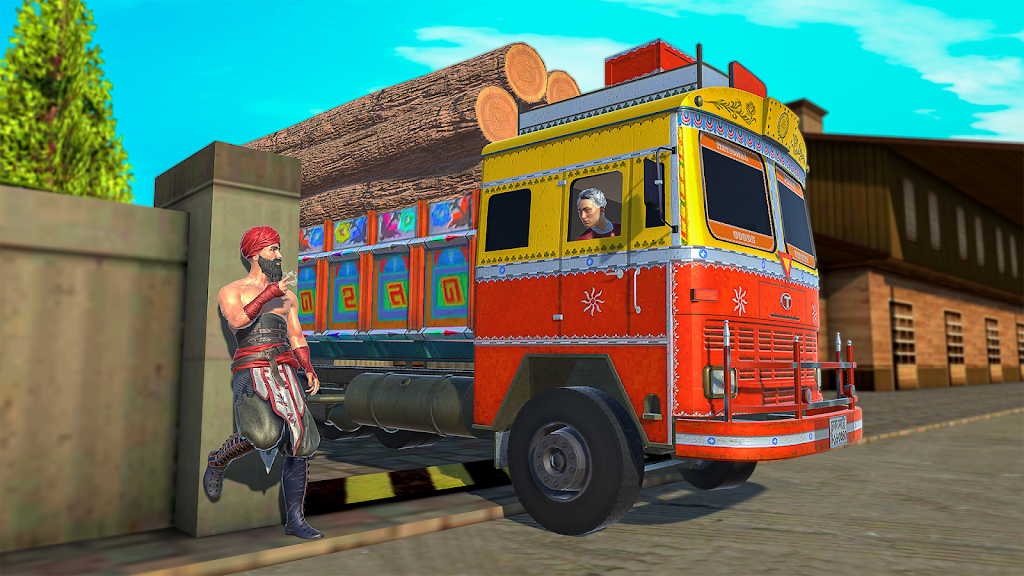 Offroad Indian Truck Simulator captura de pantalla 