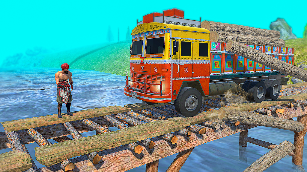 Offroad Indian Truck Simulator ekran görüntüsü 4