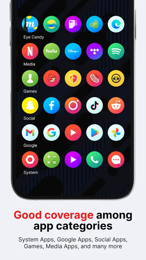 Hera Icon Pack: Circle Icons zrzut ekranu 4