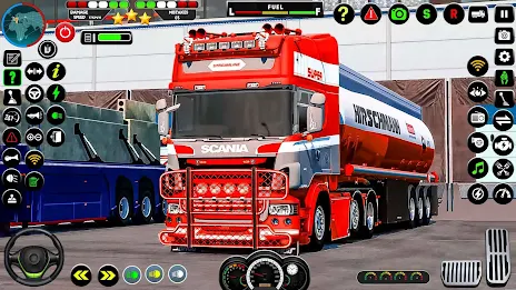 US Oil Tanker Truck Drive Sim zrzut ekranu 2