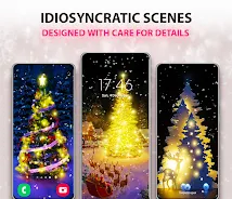 Christmas Tree Live Wallpaper ဖန်သားပြင်ဓာတ်ပုံ 3