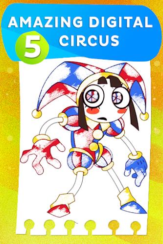 Amazing Digital Circus colorin screenshot 1