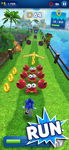 Sonic Dash - Endless Running Mod zrzut ekranu 1