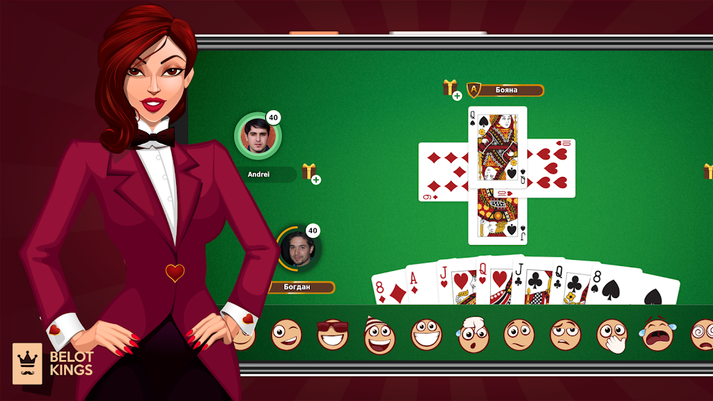 Belot Kings - Free Classic Belote - Bridge স্ক্রিনশট 1