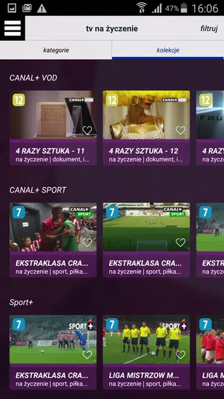 Screenshot nc+ GO 3